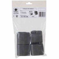 Sieger 4er Fußkappenset für Tische 25mm x...