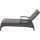 Corido Liege matt anthrazit / charcoal grey Gestell Aluminium, Fläche Gardino®-Geflecht, inkl. Auflage taupe-meliert