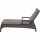 Corido Liege matt anthrazit / charcoal grey Gestell Aluminium, Fläche Gardino®-Geflecht, inkl. Auflage taupe-meliert