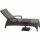 Corido Liege matt anthrazit / charcoal grey Gestell Aluminium, Fläche Gardino®-Geflecht, inkl. Auflage taupe-meliert