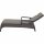 Corido Liege matt anthrazit / charcoal grey Gestell Aluminium, Fläche Gardino®-Geflecht, inkl. Auflage taupe-meliert