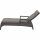 Corido Liege matt anthrazit / charcoal grey Gestell Aluminium, Fläche Gardino®-Geflecht, inkl. Auflage taupe-meliert