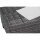 Corido Loungehocker Gestell Alu matt-anthrazit, Gardino®-Geflecht charcoal grey, mit Sitz- u. Rückenkissen taupe meliert