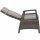 Corido Dining Move Sessel Gestell Alu matt-anthrazit, Gardino®-Geflecht charcoal grey, mit Sitz- u. Rückenkissen taupe meliert