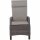 Corido Dining Move Sessel Gestell Alu matt-anthrazit, Gardino®-Geflecht charcoal grey, mit Sitz- u. Rückenkissen taupe meliert