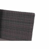 Corido Modul rechts 2-Sitzer Gestell Alu matt-anthrazit, Gardino®-Geflecht charcoal grey, mit Sitz- u. Rückenkissen taupe meliert