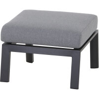 Valencia Loungehocker matt anthrazit / salt&pepper...