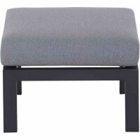 Valencia Loungehocker matt anthrazit / salt&pepper...