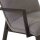 Lounge-Set Rockford matt anthrazit, Hocker+Sessel, Bezug Sunbrella