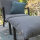 Lounge-Set Rockford matt anthrazit, Hocker+Sessel, Bezug Sunbrella