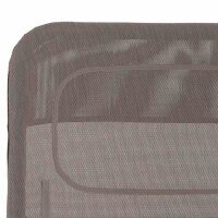 Bito Kippliege anthrazit / taupe Stahl anthrazit / Textilbezug taupe