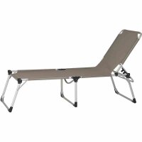 Alu-Dreibeinliege XXL Gestell Aluminium,silber,...