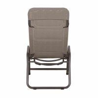 Fano Kippliege Stahl anthrazit / Textilbezug taupe 150cm x72cm x 112cm