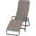 Fano Kippliege Stahl anthrazit / Textilbezug taupe 150cm x72cm x 112cm