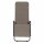 Fano Kippliege Stahl anthrazit / Textilbezug taupe 150cm x72cm x 112cm