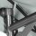 Livorno Schaukel Gestell Stahl anthrazit, Fläche Ranotex®-Gewebe silber-schwarz