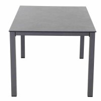 Sola Dining Tisch 160cm x 90cm, Gestell Aluminium anthrazit,