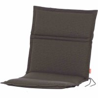 CENTAURI Dining Sesselauflage 96cm Dessin Uni taupe, 100% Polyester