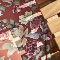 LISSA Sesselauflage 100 cm Dessin Blume terrakotta, 100% Baumwolle