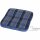 TARENT Sitzkissen/Hockerauflage Dessin Karo blau, 100% Polyacryl
