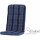 Tarent Auflage zu Sessel, 123 cm, Karo blau Bezug aus 100% Acryl-Dralon, Dessin 254