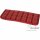 TARENT Bankauflage 110 cm Dessin Karo rot, 100% Polyacryl