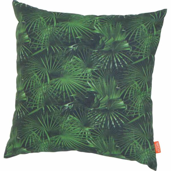 PRIME Dekokissen Dessin Palme grün, 100% Baumwolle