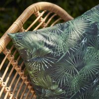 PRIME Dekokissen Dessin Palme grün, 100% Baumwolle