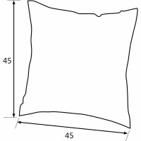 PRIME Dekokissen Dessin Palme grün, 100% Baumwolle