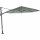 Sunset N+ Ampelschirm anthrazit/olive Ø 350cm Gestell Aluminium anthrazit, Bezug 100% Polyester, 300g/m² in olive, PU-beschichtet, UPF 50+