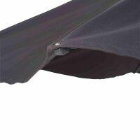 Avio Mittelstockschirm anthrazit/anthrazit Ø 300cm, Gestell Alu anthrazit, Streben Stahl, Bezug 100% Polyester, 220g/m² anthrazit, Lichtschutzfaktor UPF 50+