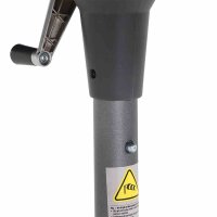 Avio Mittelstockschirm anthrazit/anthrazit Ø 250cm, Gestell Alu anthrazit, Streben Stahl, Bezug 100% Polyester, 220g/m² anthrazit, Lichtschutzfaktor UPF 50+