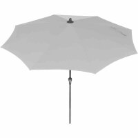 Avio Mittelstockschirm anthrazit/stone Ø 300cm Gestell Alu anthrazit, Streben Stahl, Bezug 100% Polyester, 220g/m² stone, Lichtschutzfaktor UPF 50+