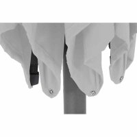 Avio Mittelstockschirm anthrazit/stone Ø 300cm Gestell Alu anthrazit, Streben Stahl, Bezug 100% Polyester, 220g/m² stone, Lichtschutzfaktor UPF 50+