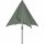 Avio Mittelstockschirm anthrazit/olive 250cm x 200cm Gestell Alu anthrazit, Streben Stahl, Bezug 100% Polyester, 220g/m² olive, Lichtschutzfaktor UPF 50+