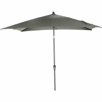 Avio Mittelstockschirm anthrazit / olive 250cm x 250cm Gestell Alu anthrazit
