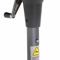 Avio Mittelstockschirm anthrazit / olive 250cm x 250cm Gestell Alu anthrazit