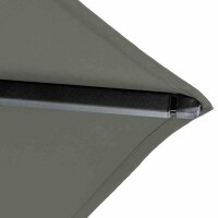 Avio Mittelstockschirm anthrazit / olive 250cm x 250cm Gestell Alu anthrazit