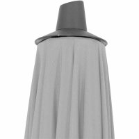 Avio Mittelstockschirm anthrazit/stone 300cm x 200cm Gestell Alu anthrazit