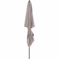 Avio Mittelstockschirm anthrazit/taupe 300cm x 200cm Gestell Alu anthrazit