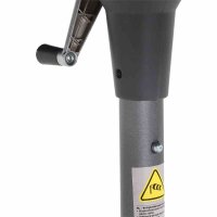 Avio Mittelstockschirm anthrazit/taupe 300cm x 200cm Gestell Alu anthrazit