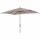Avio Mittelstockschirm anthrazit/taupe 300cm x 200cm Gestell Alu anthrazit