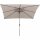 Avio Mittelstockschirm anthrazit/taupe 300cm x 200cm Gestell Alu anthrazit