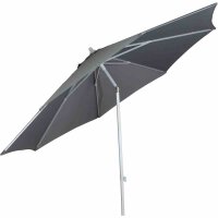 Push Pro Mittelstockschirm silber/grau Ø300cm...