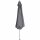 Push Pro Mittelstockschirm silber/grau Ø300cm Gestell Alu silber, Streben Stahl, Bezug 100% Polyester, 180g/m² grau, Lichtschutzfaktor UPF 50+