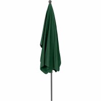 Tropico Mittelstockschirm anthrazit/grün 210cm x 140cm Gestell Stahl anthrazit, Bezug 100% Polyester, 180g/m² in grün, Lichtschutzfaktor UPF 50+