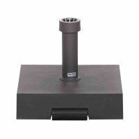 Betonständer 40 kg eckig anthrazit Kunststoffrohr...