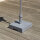 Betonständer 40 kg eckig anthrazit Kunststoffrohr 21-54 mm, mit Rolle und Handmulde