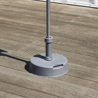 Betonständer 20 kg rund, anthrazit Kunststoffrohr 19-38 mm, mit Handmulden