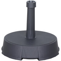 Betonständer 20 kg rund, anthrazit Kunststoffrohr 19-38 mm, mit Handmulden